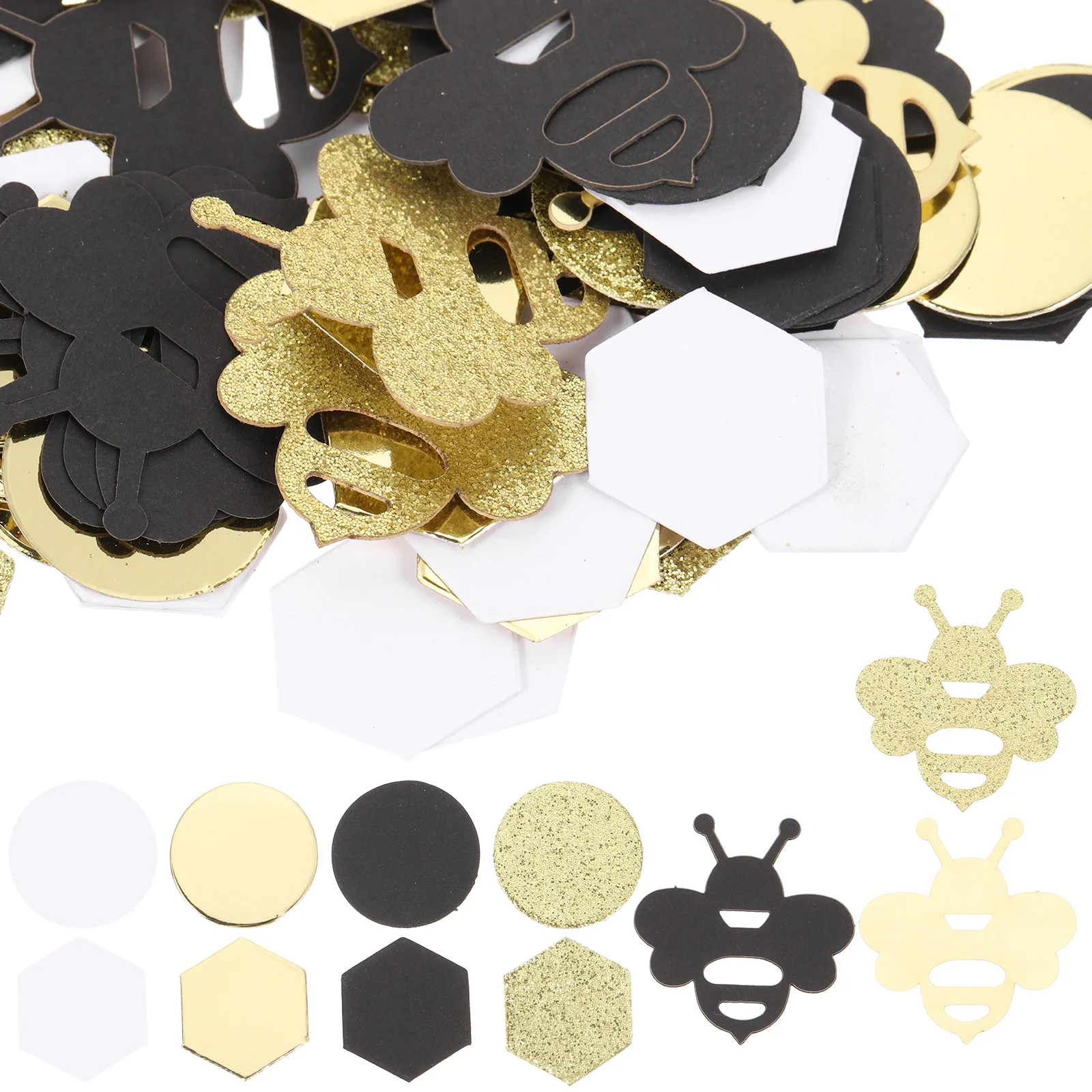 

180Pcs Charming Bee Confetti For Birthday Party Supplies Table Decoration And Celebrations