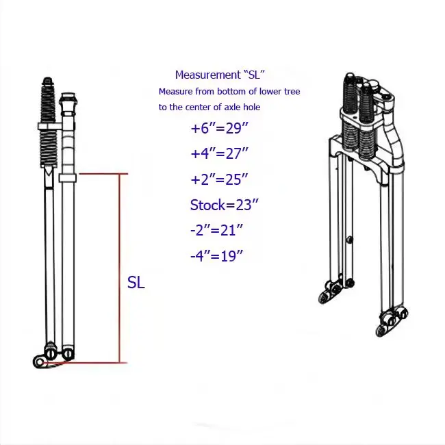 manufacturer Sale Vintage Style for Springer Forks Motorcycle FrontEnds