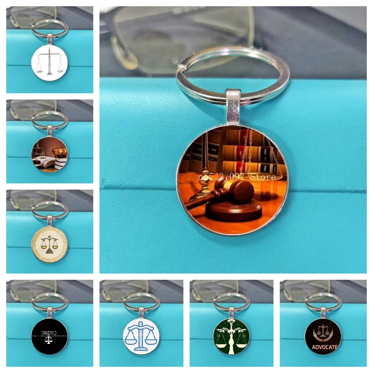 Simplified line design, balance pattern method, wholesale of gift keychains for students starting school