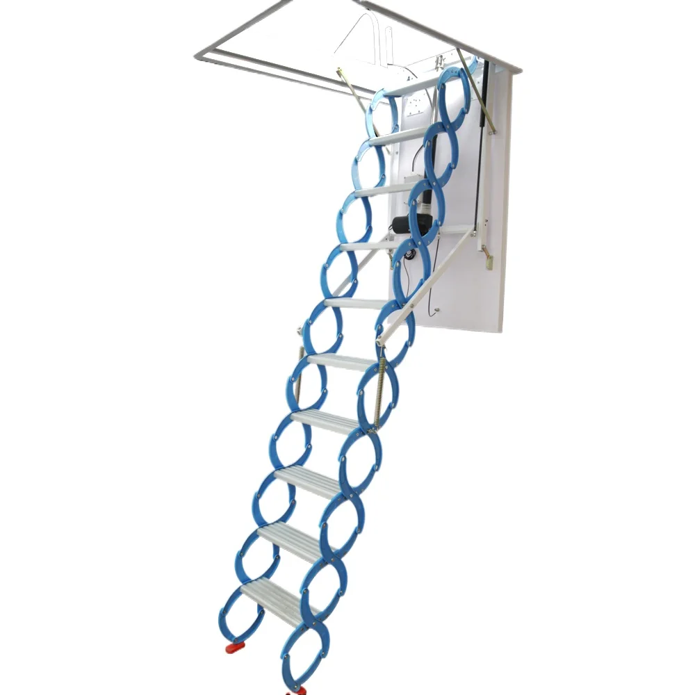 

Remote Control Aluminium Electric Attic Stairs for Small Spaces