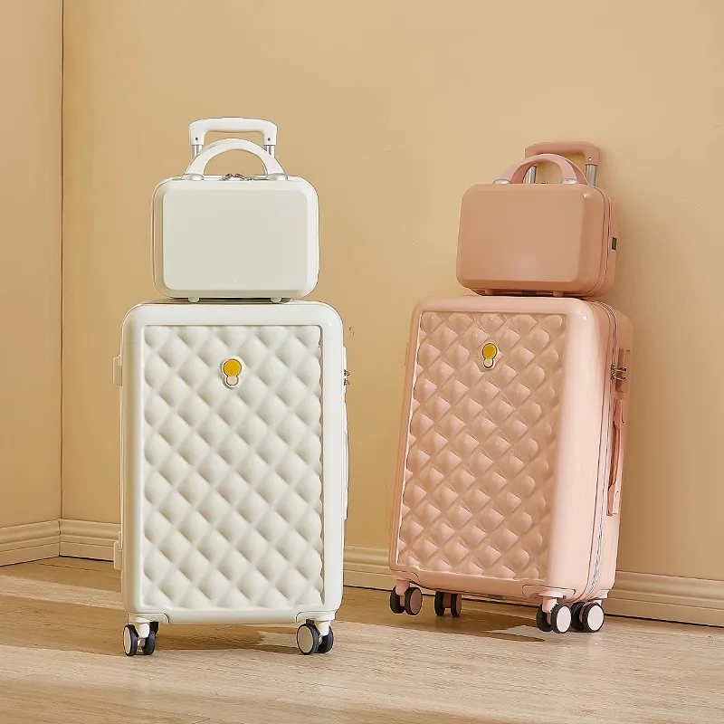 Luggage Student Female New 20 inch Small Silent Universal Wheel Suitcase 24 Large Capacity Durable Password Trolley Box Suit