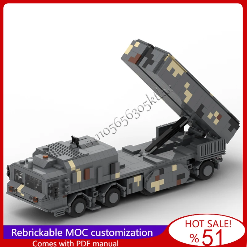 1323 peças Hrim-2 sistemas de míssil balístico de curto alcance modelo moc blocos de construção tijolo montagem criativa brinquedos criança presentes populares