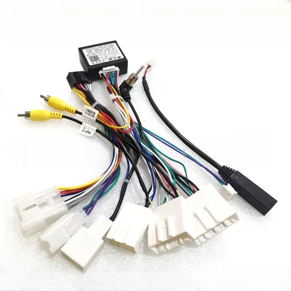 Raise Canbus Box FT-RZ-01 For Toyota Corolla/Camry/CHR /RAV4/ LAND CRUISE RAndroid Car Radio 16Pin Wiring Harness Power Cable