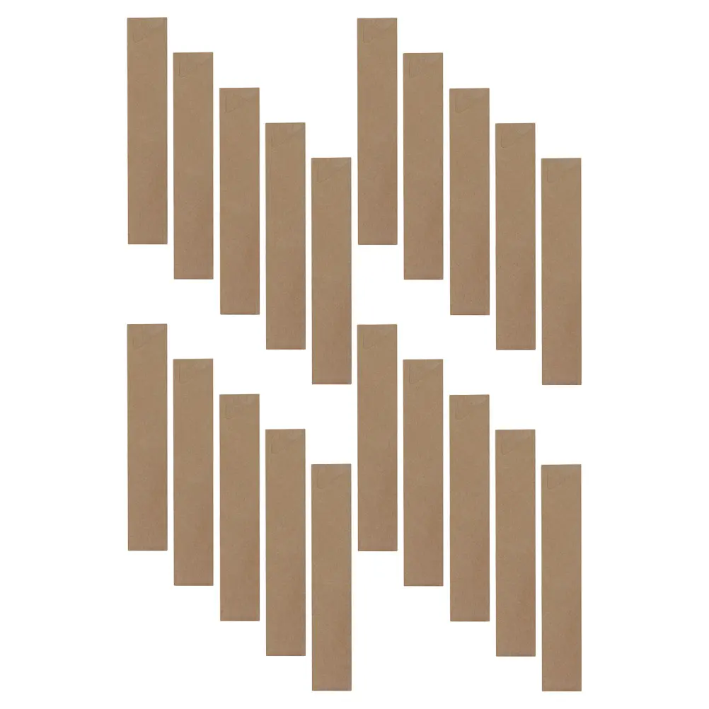

200pcs Kraft Paper Chopstick Sleeves Disposable Covers Wrappers Restaurant Tableware Supplies Waterproof Packaging