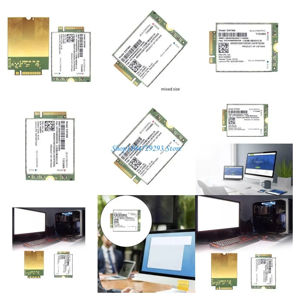 Módulo Y2GD 4G Sem Fio EM7565 LTE Módulo Avançado Cat-12 Conectividade Global
