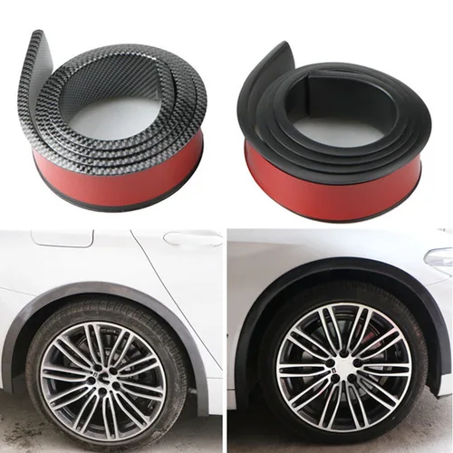 Imagen 2 del producto Tira de sellado Universal de PVC para coche, arcos de guardabarros, expansor de ala, tira protectora de barro para coche, tiras anticolisión, cubierta protectora de labio para guardabarros