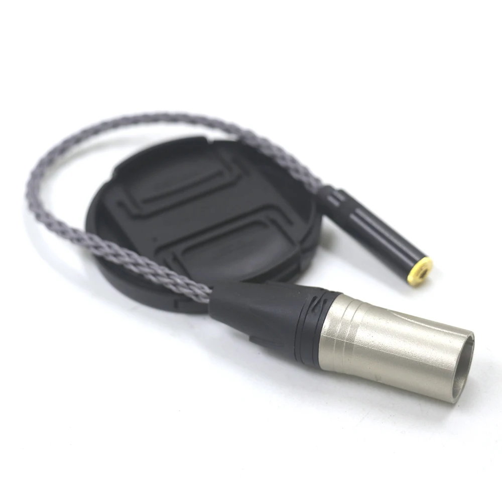 Haldane GrayJelly 4pin XLR Balanced Male to 3.5mm TRS Balanced Female Audio Adapter Cable XLR M to 3.5mm Stereo F Cable