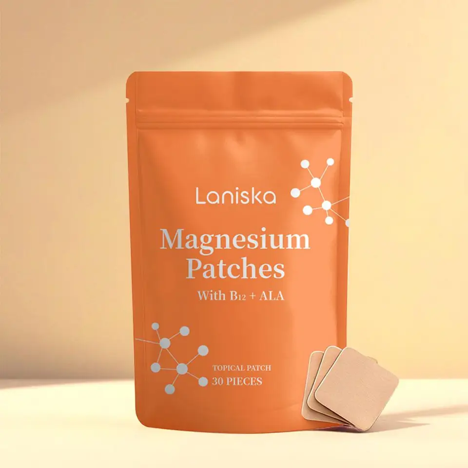 30 parches de magnesio multivitamínico para estimular el metabolismo, apoyo al apetito, transdérmico b12 vitamina e complejo para control de peso 5