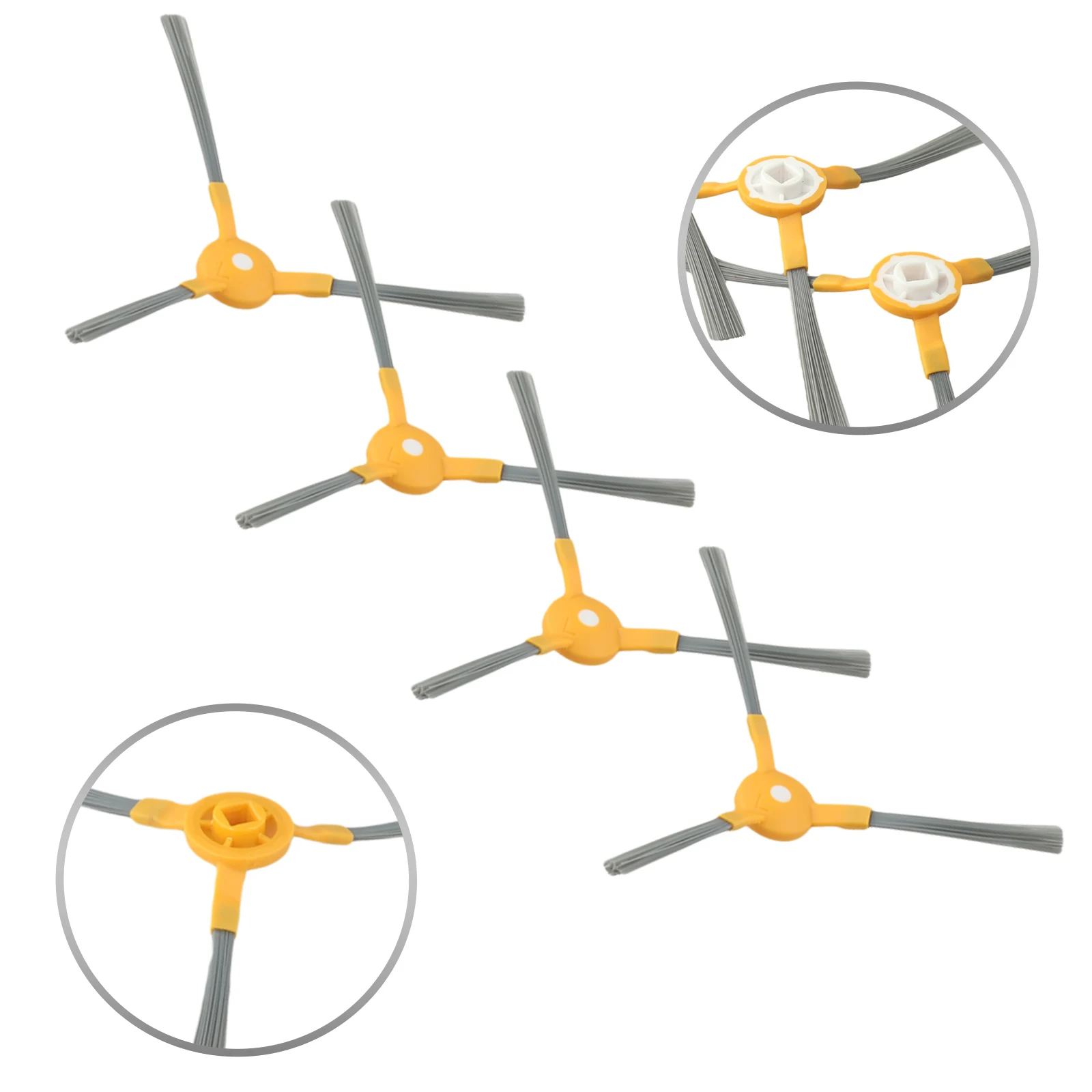 Stofzuiger Zijborstels Veegrobot 4 stuks Voor Mamibot Exvac660 Huishoudelijke Deel Set Apparatuur Accessoires Benodigdheden
