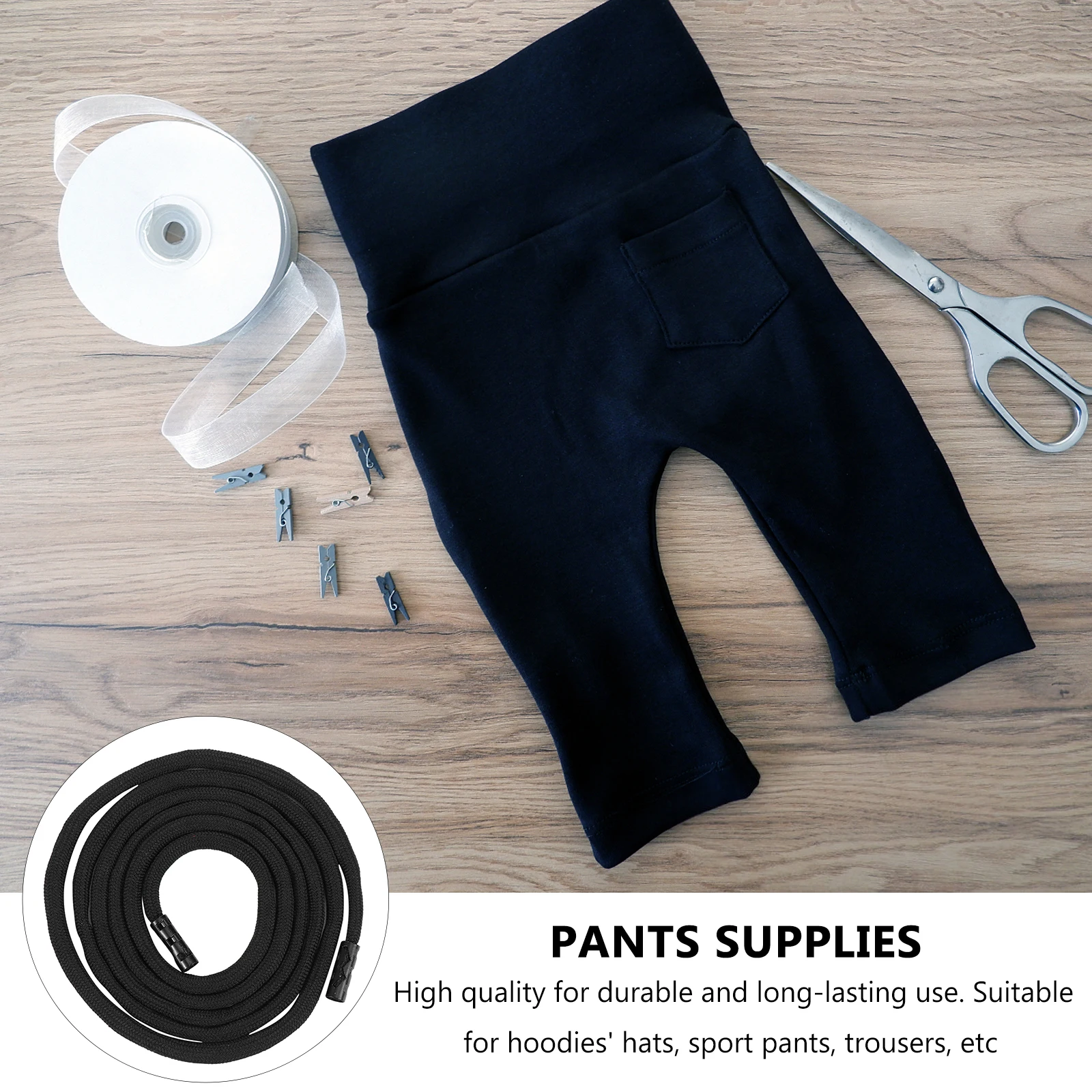 

10Pcs Replacement Pants Drawstrings Durable Drawstring Rope for Sports Pants Sweatpants Trousers Accessories Trousers Waist Rope