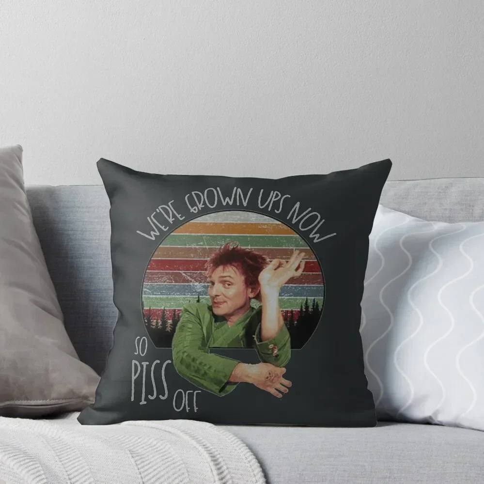 

Drop Dead Fred We're Grown Ups Now So Pis Off Throw Pillow Cushions Decorative Sofa Cushion pillow