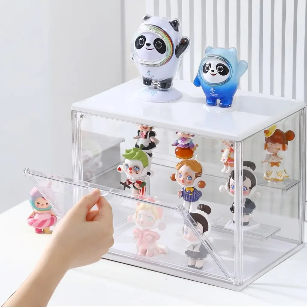 Présentoir échelle transparente modèle de voiture Anime boîte aveugle boîte en carton emballage boîte de rangement boîte de Classification de bijoux