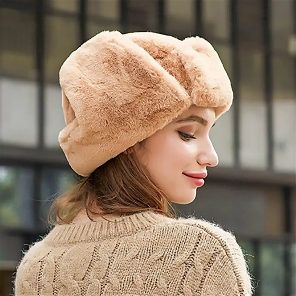 Warm Windproof Thick  Snow Caps Bomber Hat Russian Ushanka Winter Hat