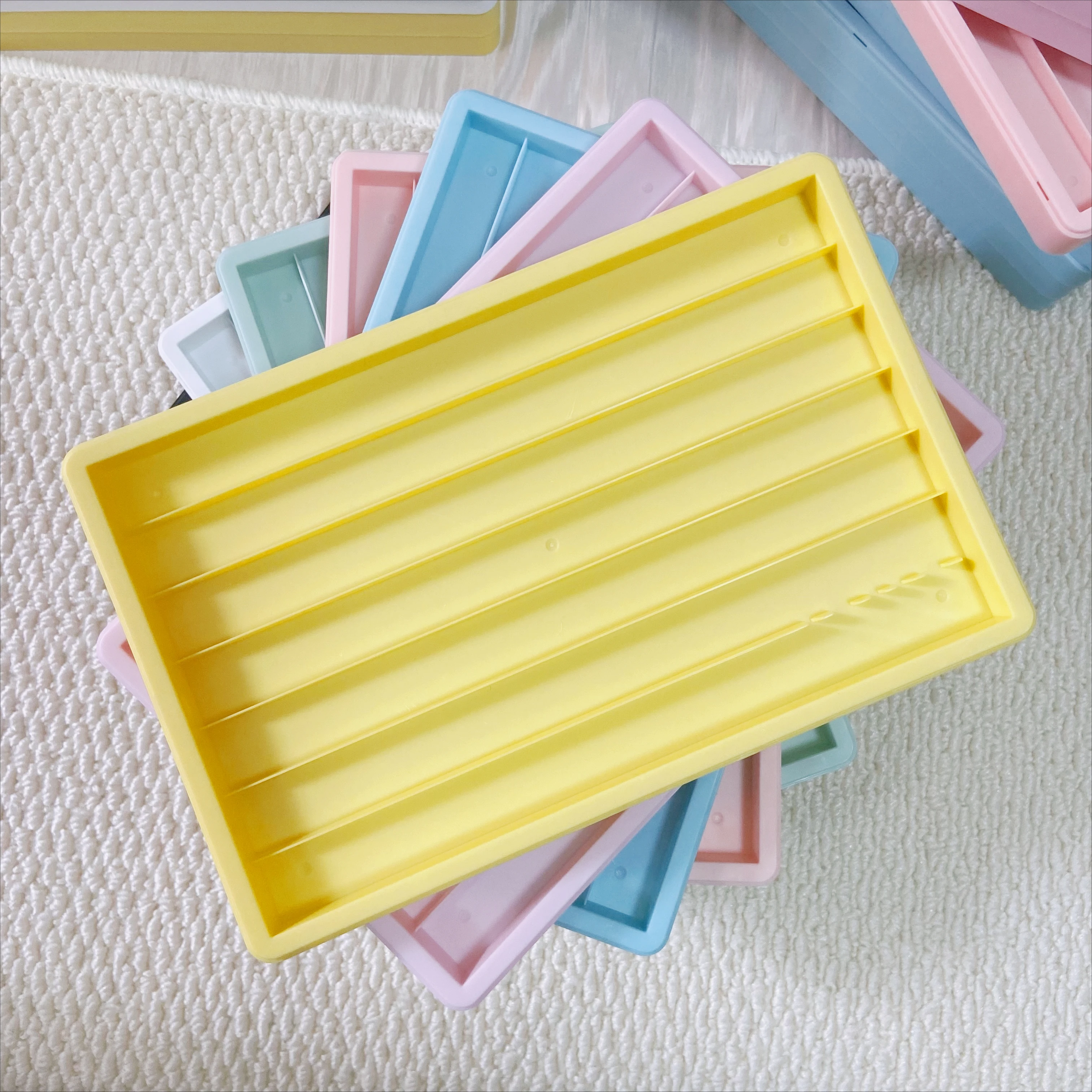 Keycaps Plastic Storage Case Key Caps Organizer Cherry MOA OEM Keycaps Dust-Proof Storage Box ABS Material Multi-Layer Stackable