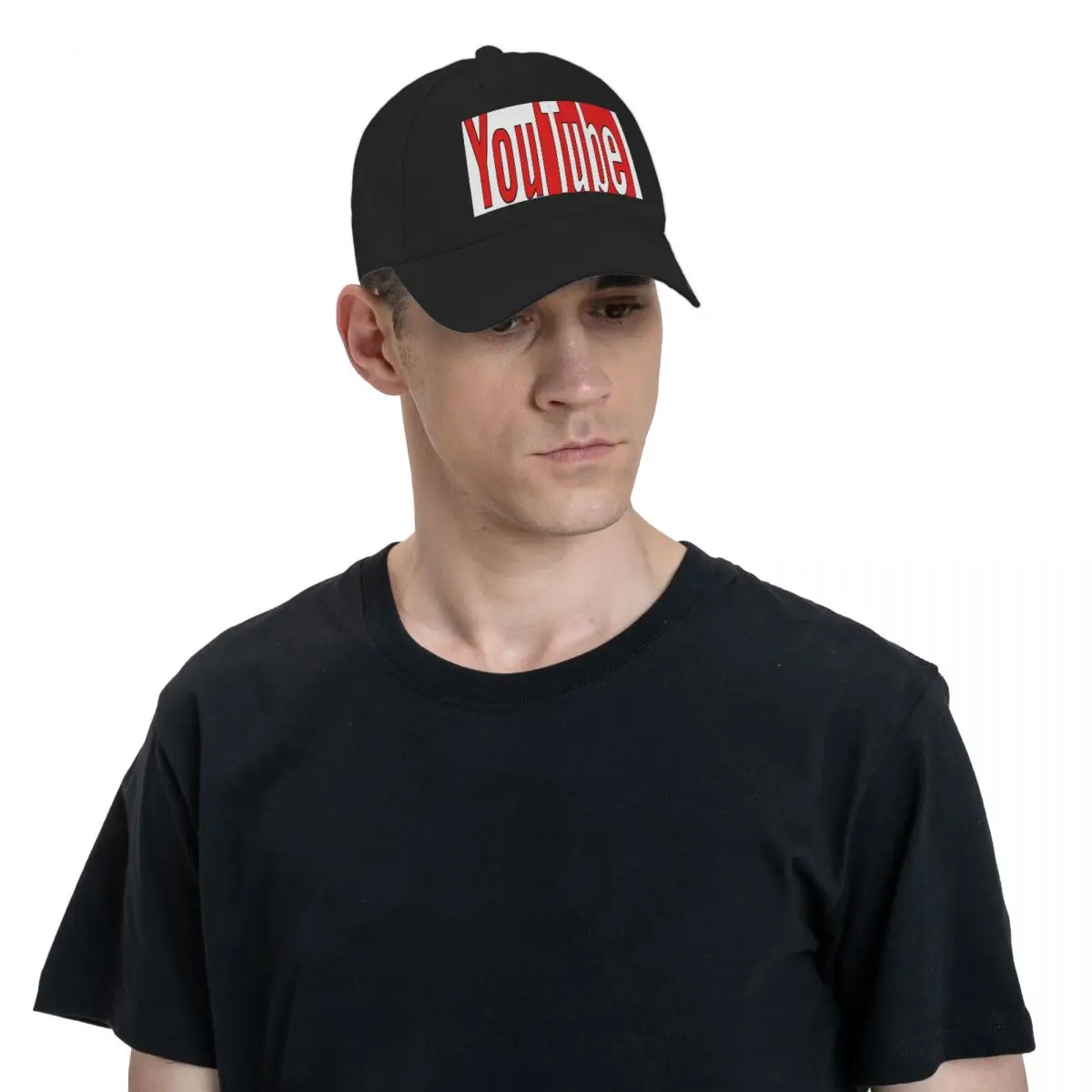 Youtube Logo Baseball Cap Rave Luxusmarke Vintage weibliche Männer