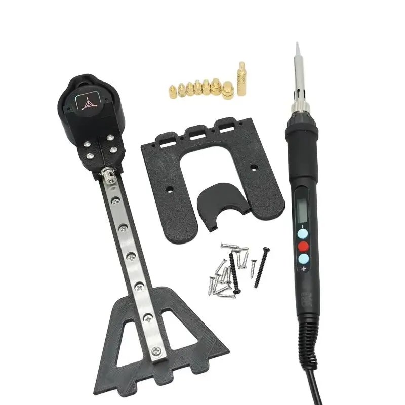 Heat Set Thread Insert Tool Kit M2 M2.5 M3 M4 M5 M6 Brass Hot Melt Insertion Nuts Soldering Iron for Plastic Printing 3D Machine