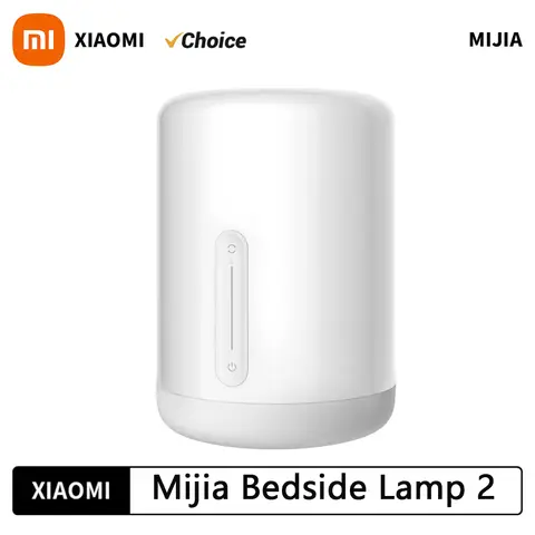 Xiaomi Mijia lámpara de noche 2 mesa inteligente LED luz nocturna colorida 400 lúmenes Bluetooth WiFi Control táctil para Apple HomeKit Siri