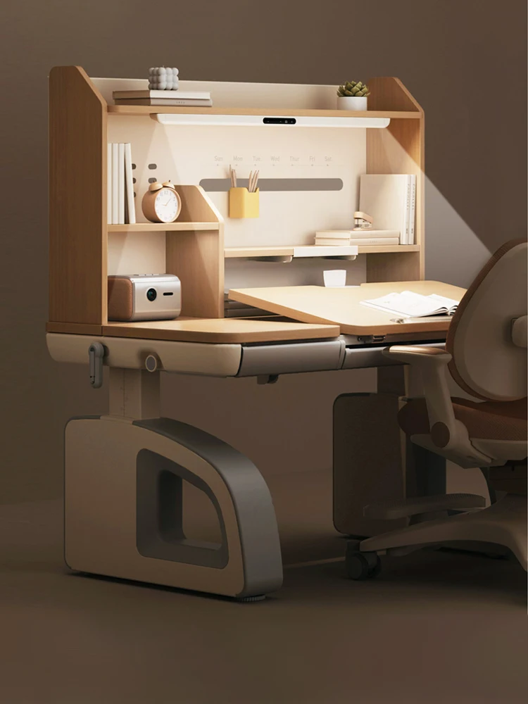 Lámpara de escritura para el hogar todo en uno, juego de mesa, escritorio de estudio moderno para niños nuevos para estudiantes de primaria