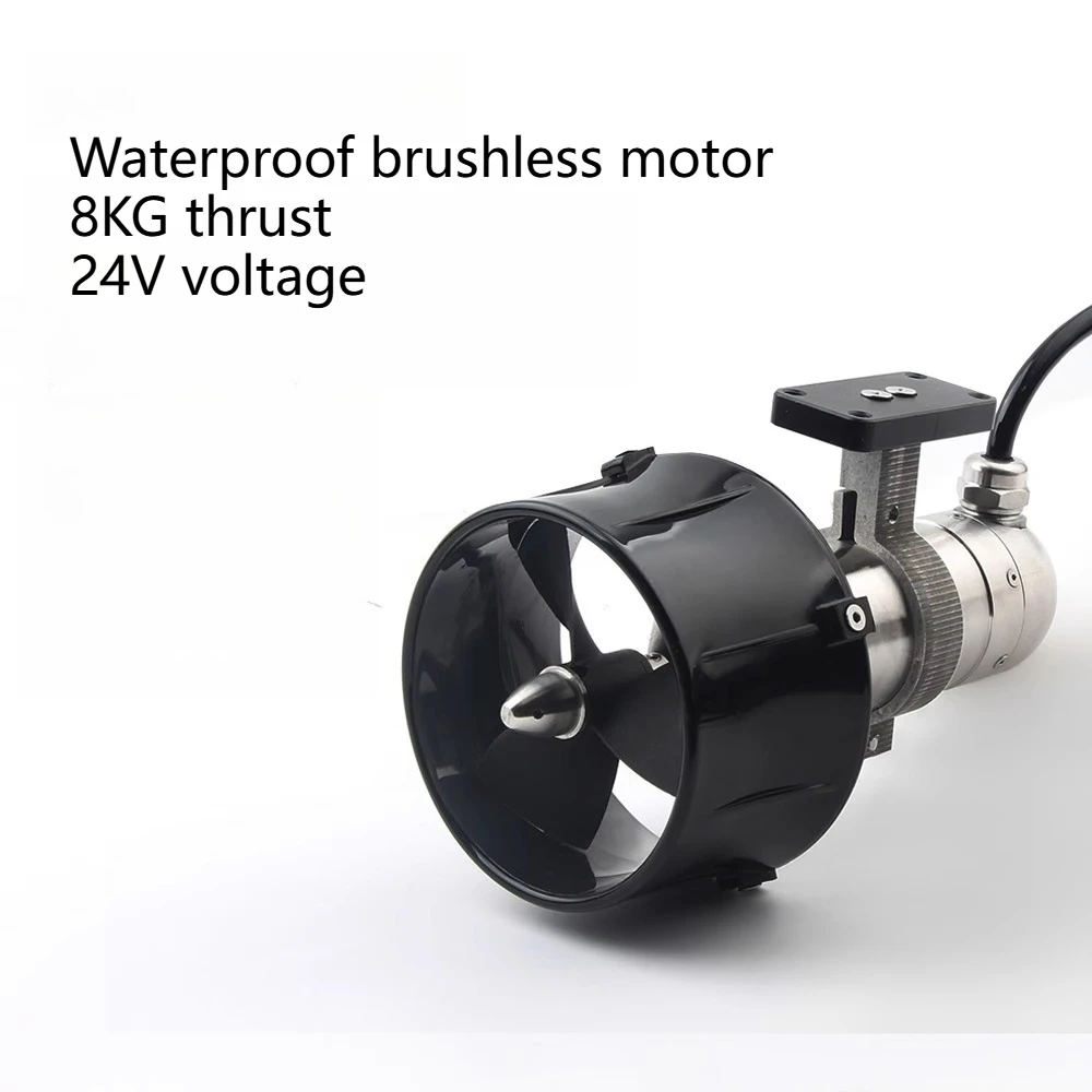 24V Underwater Thruster 316 Stainless Steel Version for SUP, Surfboard, Boat, Ultra Corrosion-Resistant Marine Propulsion