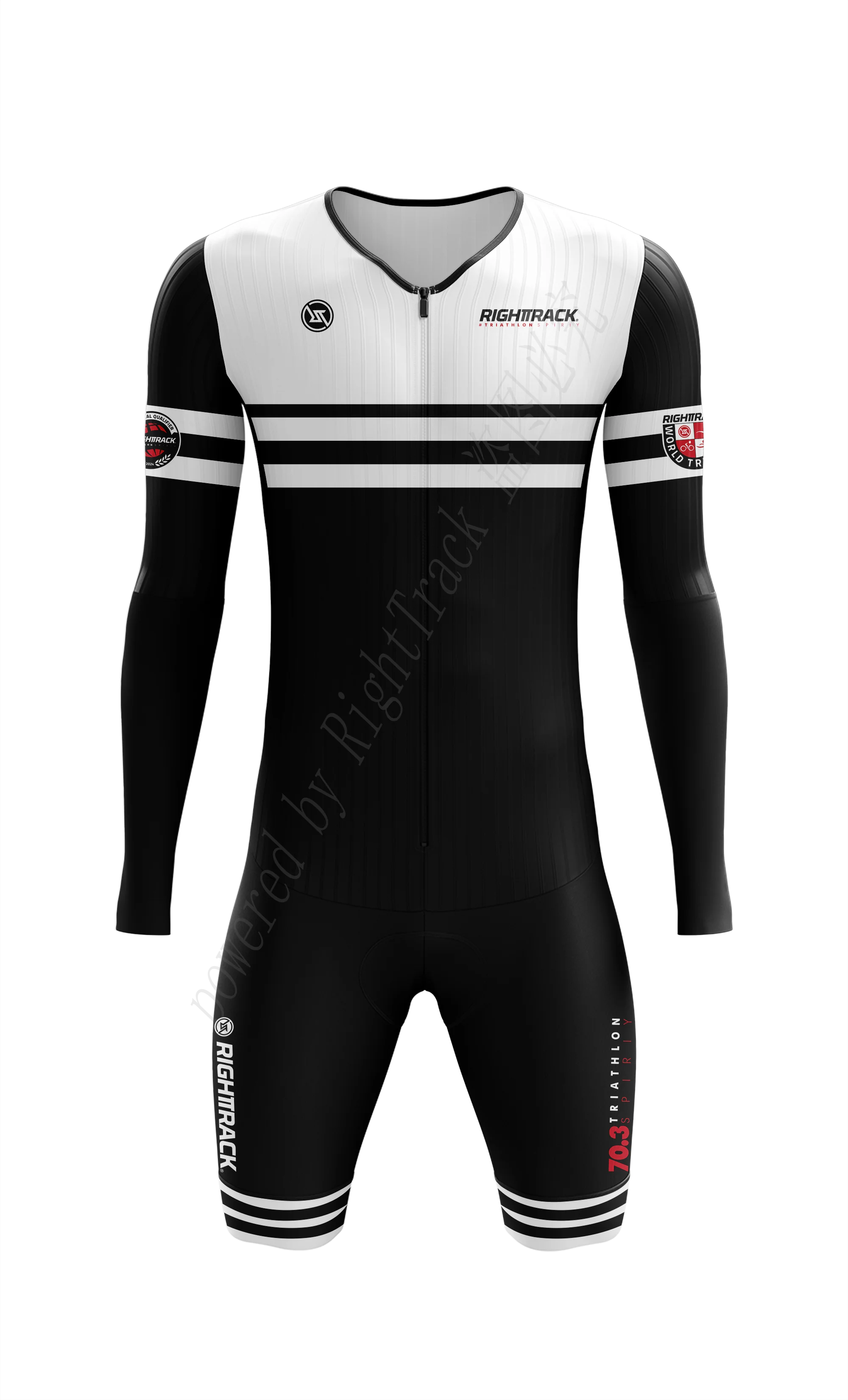 New Triathlon 70.3 Trisuit World Champ Long Sleeve Skinsuit Clothing Swimming Cycling Running Wetsuit Competition RT Apparel