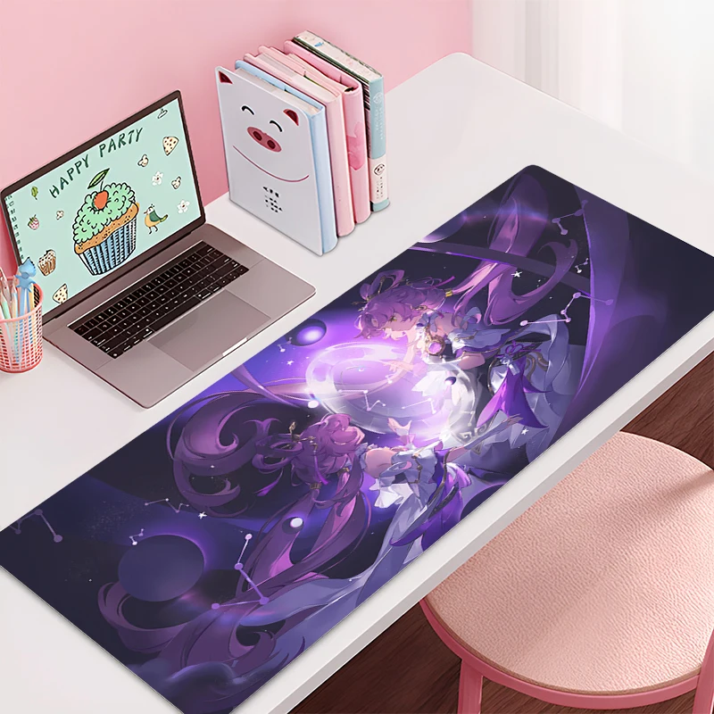 

Gaming Mouse Pad Honkai: Star Rail Fu Xuan Accessories Office Gamer Keyboard Desk Mat Non-Slip ground mat Large PC game Mousepad