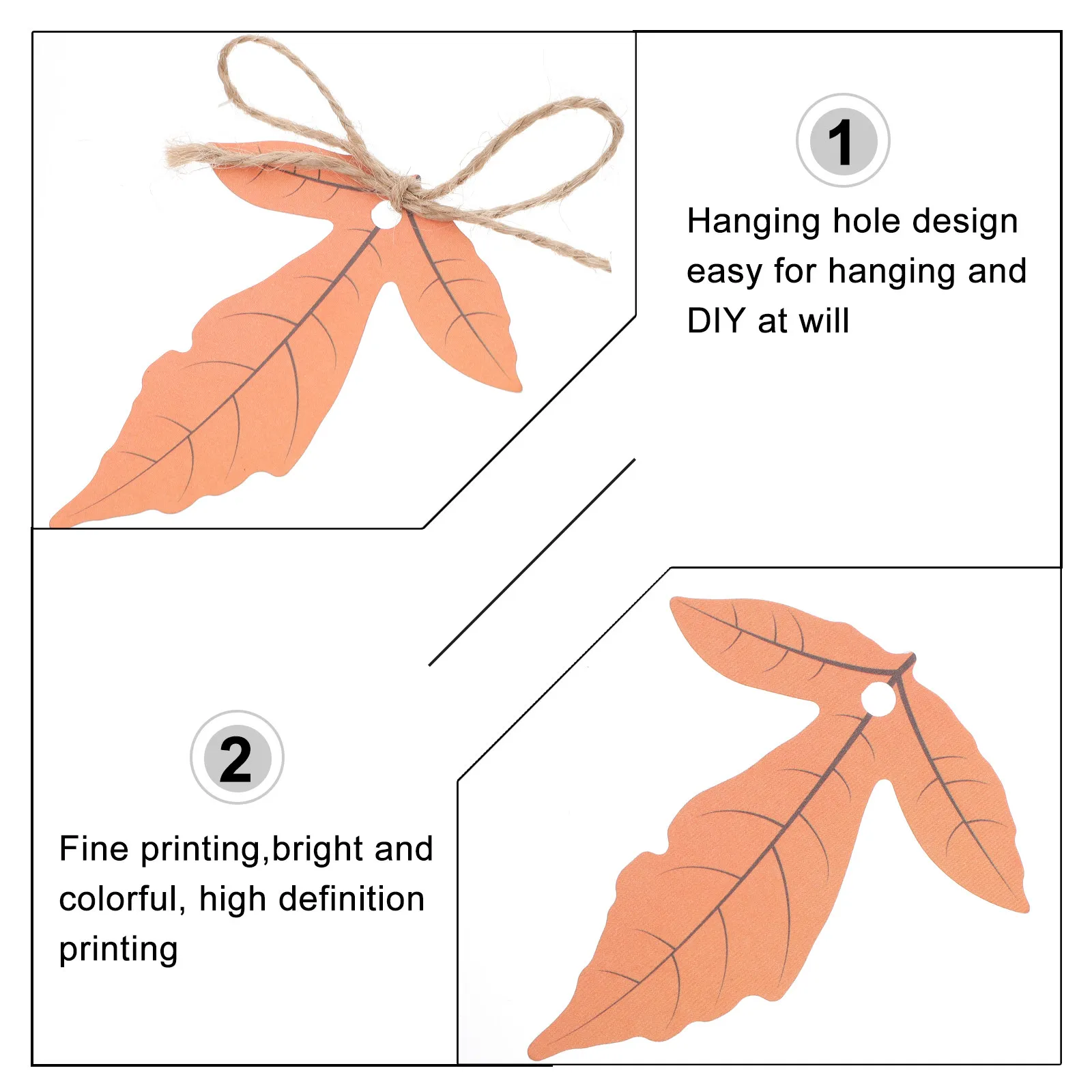 

120Pcs Artificial Maple Leaves Thanksgiving Halloween Decor Maple Ornaments for Home Festive Atmosphere Rope Included