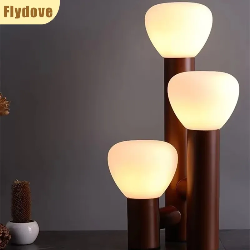 American Creative Colored Glass Desk Lamp Living Room Hotel Bedroom LED Decoration Bedlight Art Decoration - Image 5