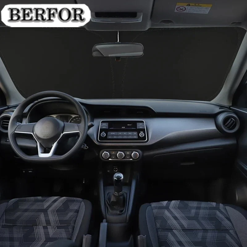 

For Nissan Kicks 2016-2020 Car Styling Nano-Insulat Windshield Sunshade Front Window Sun Shade Visor Auto Interior Accessories