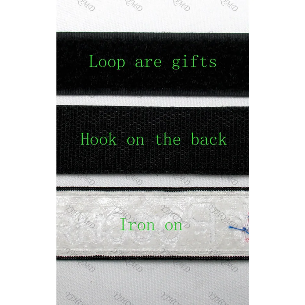 Embroidery Custom Patch Name Tape Hook and Loop Frame Border Type 12.5cm 14cm Black Green Tan Brown RG ACU Multicam