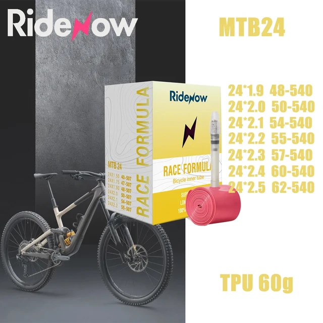 Ridenow Mountain Bicycle Ultralight Inner Tube 24inch 507 540 FV45mm for Electric Bike Tire MTB 24 INCH Bike Tube French Valve AliExpress 18