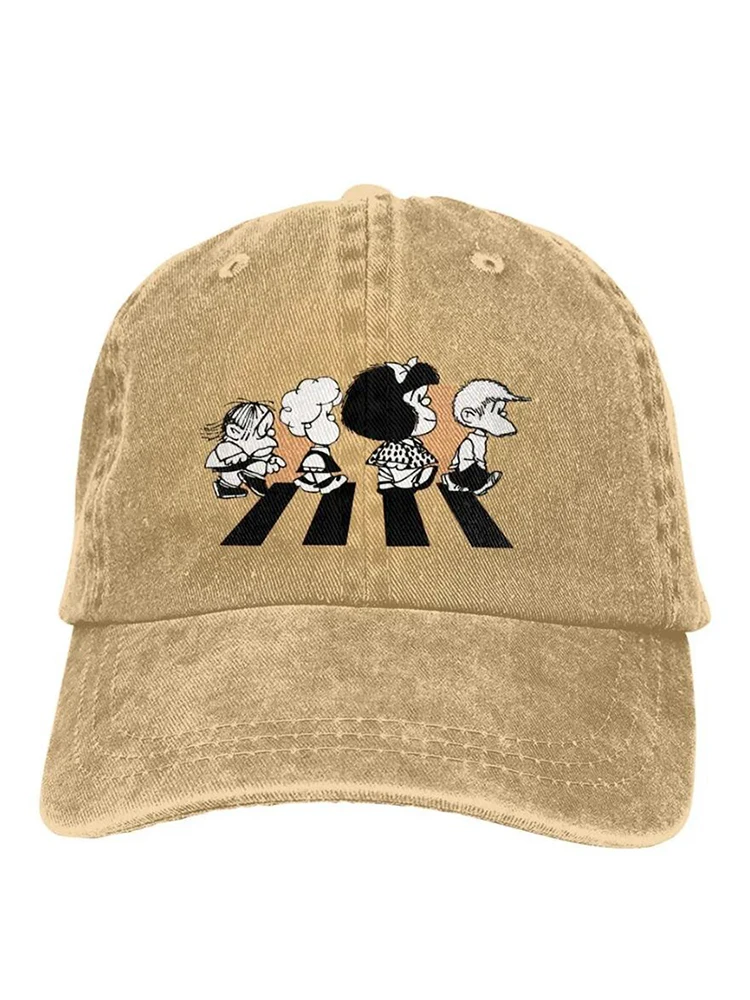 Fashion Summer Cap Hats Her Friends Baseball Caps Peaked Cap Mafalda Cartoon Sun Shade Hats for Men