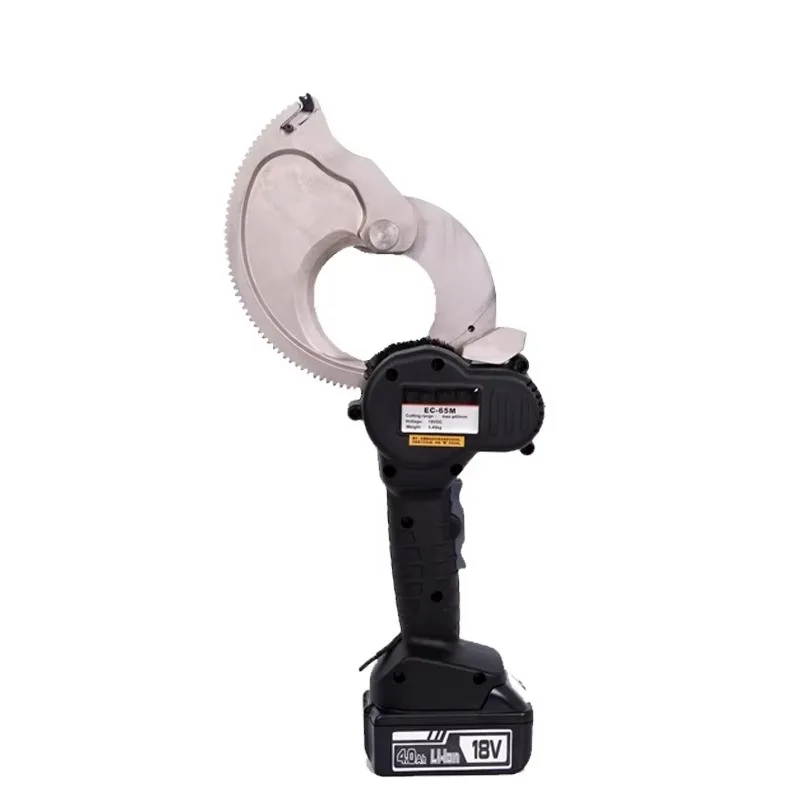 EC-75M Cable Cutter Battery Powered Parts Cable Cutter Battery Cordless High Voltage Armored Ratchet Cable Cutter