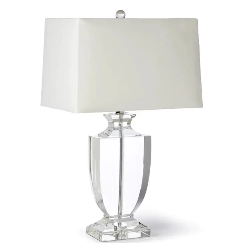 Simple Modern K9 Crystal Table Lamps Transparent Crystal Table Lamps For Living Room Bedroom Bedside Hotel Villa Table Lamps image 6