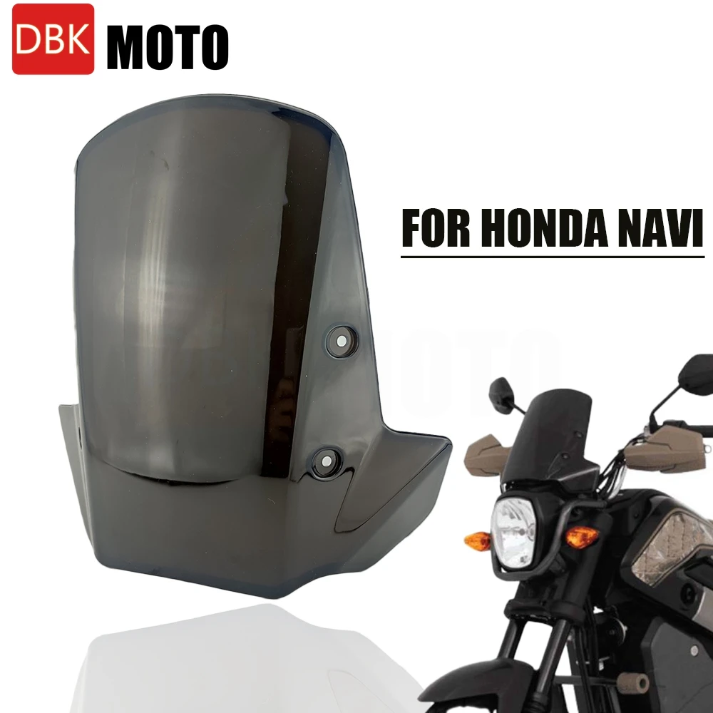 Wind Deflector Windshield Windscreen For Honda DREAMWING Navi110 NAVI 110 Mini Bike Plastic Motorcycle ABS Accessories Smoke