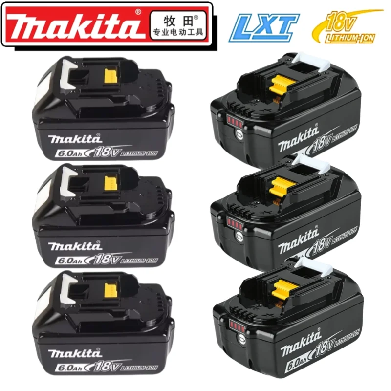 

Original Makita 18V Tool Battery, 5Ah/6Ah Strong Power Lithium-ion Battery, for Makita 18V Power Tool Replacement Battery