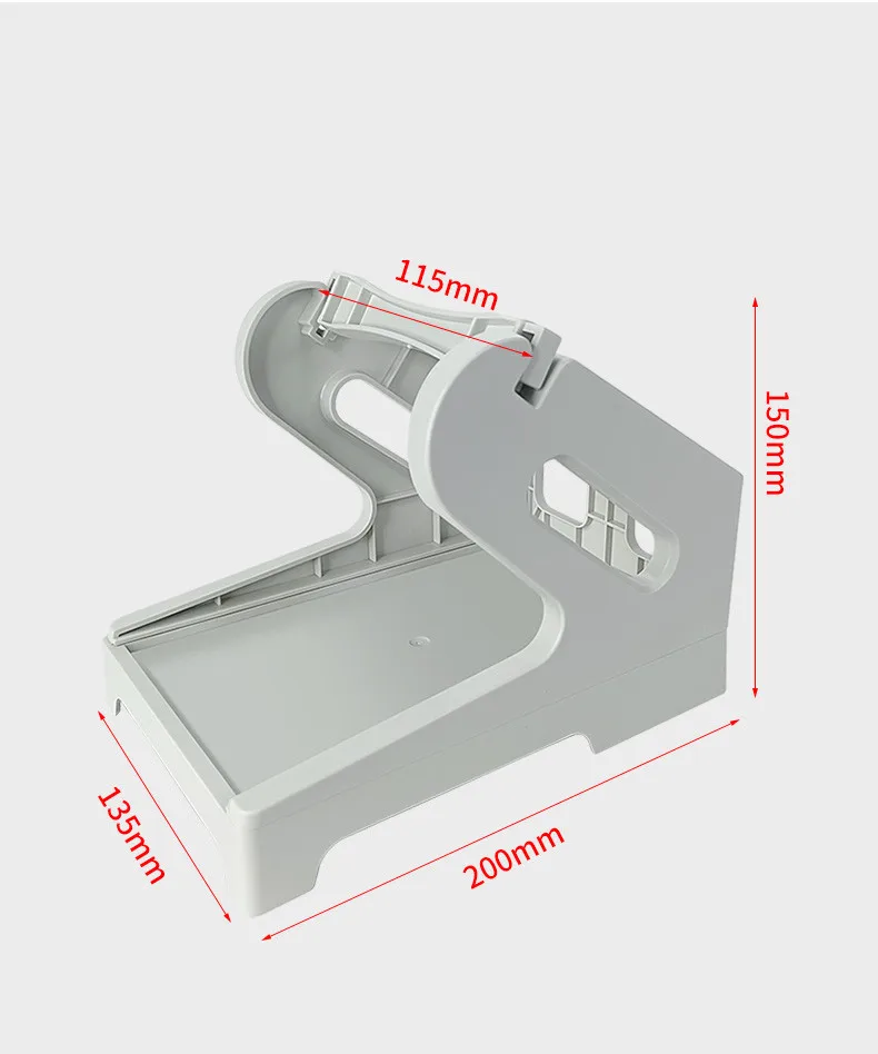 Label Holder for 4x6 Shipping Labels Printer Rolls and Fanfold Labels 2 in 1 Work for Desktop Themal Label Sticker