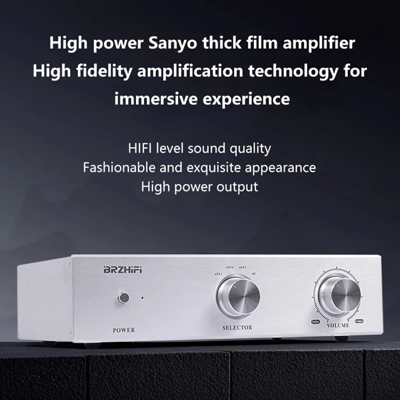 PA-425 High Power Sanyo Thick Film Amplifier 130W High Fidelity Amplification High-power BT5.3 Home Desktop Amplifier