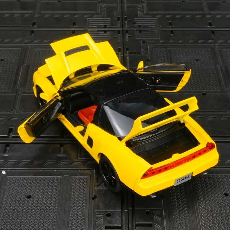 Véhicule en alliage moulé sous pression Honda NSX, échelle 1:32, modèles de Simulation haut de gamme, portes ouvertes, Collection de jouets pour enfants, cadeau, lumière sonore