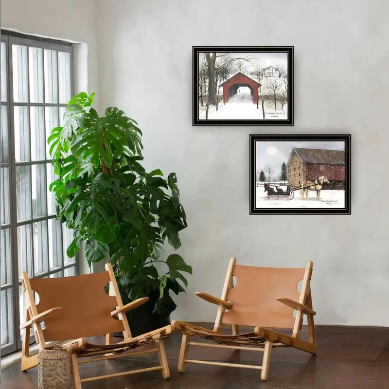 لوحة فنية جدارية بإطار للجدة مكونة من قطعتين لديكور المنزل لغرفة المعيشة وغرفة النوم من بيلي جاكوبس #2