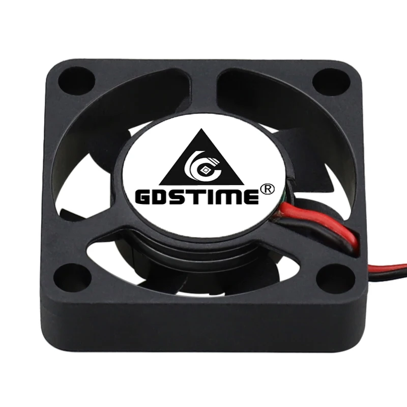 2PCS Gdstime 3007 30mm x 30mm x 7mm 3cm Axial Fan Cooler DC 5V 12V 2Pin Dupont Mini Brushless Case Cooler Cooling Fan