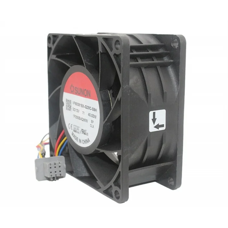 d 1PCS Server PWM Cooling Fan For Sunon VF80381BX-Q28C-S9H | 12V 40.2W 80×80×38mm 8CM