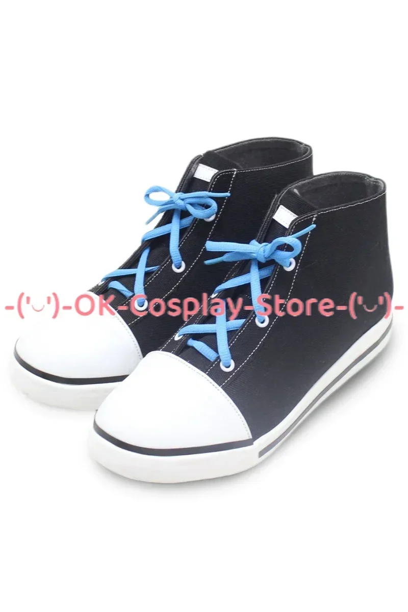 [حسب الطلب] لعبة الأزرق الأرشيف كورومي سيريكا تأثيري أحذية أنيمي لعب الأدوار الدعامة هالوين كرنفال حفلة بولي Leather الأحذية الجلدية