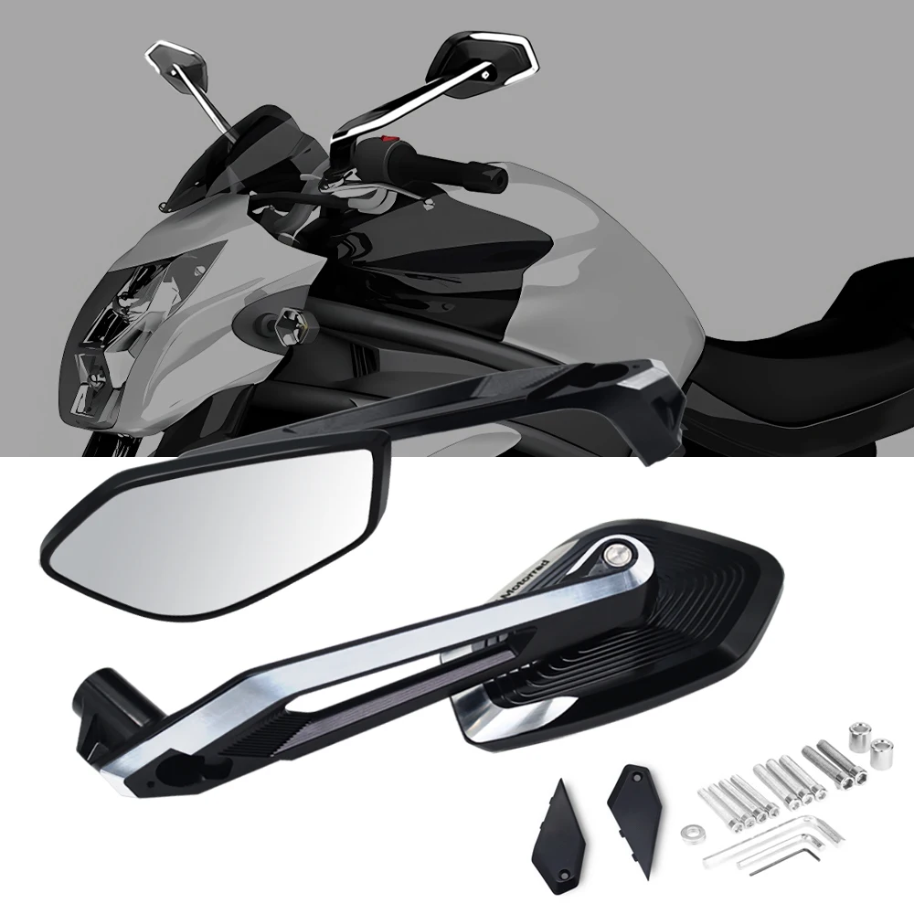 

For ER6N ER-6N 2009-2016 2012 2013 2014 ER 6N Adventure Motorcycle Accessories Side Rear View Mirror