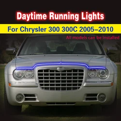 12V LED Light For Chrysler 300 300C 2005-2010 Driving Lights Car Daytime Running Lights DRL Decorative Ambient Lamp Universal