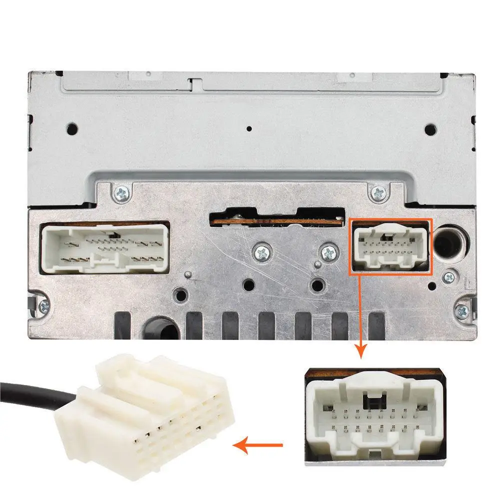 Car Aux Adapter CD Changer Input Audio Cable USB SD Support for Mazda Miata MPV Tribute Durable PVC