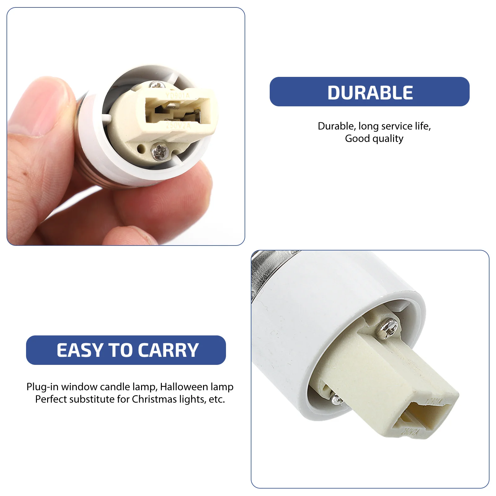 6 قطعة E27 G9 ضوء لمبة محول مأخذ التوصيل ل قاعدة مصابيح Led ترقية استبدال المصباح الكهربائي محول الإضاءة الملحقات