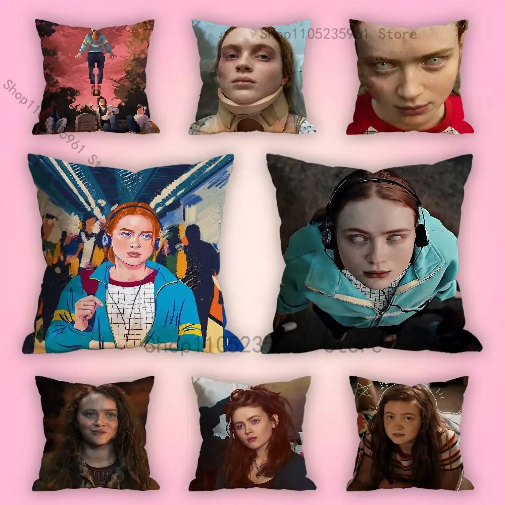

S-Sadie Max S-Sink Print Polyester Pillow Case for Valentine gift Home Sofa Cushion Cover Decoration Custom