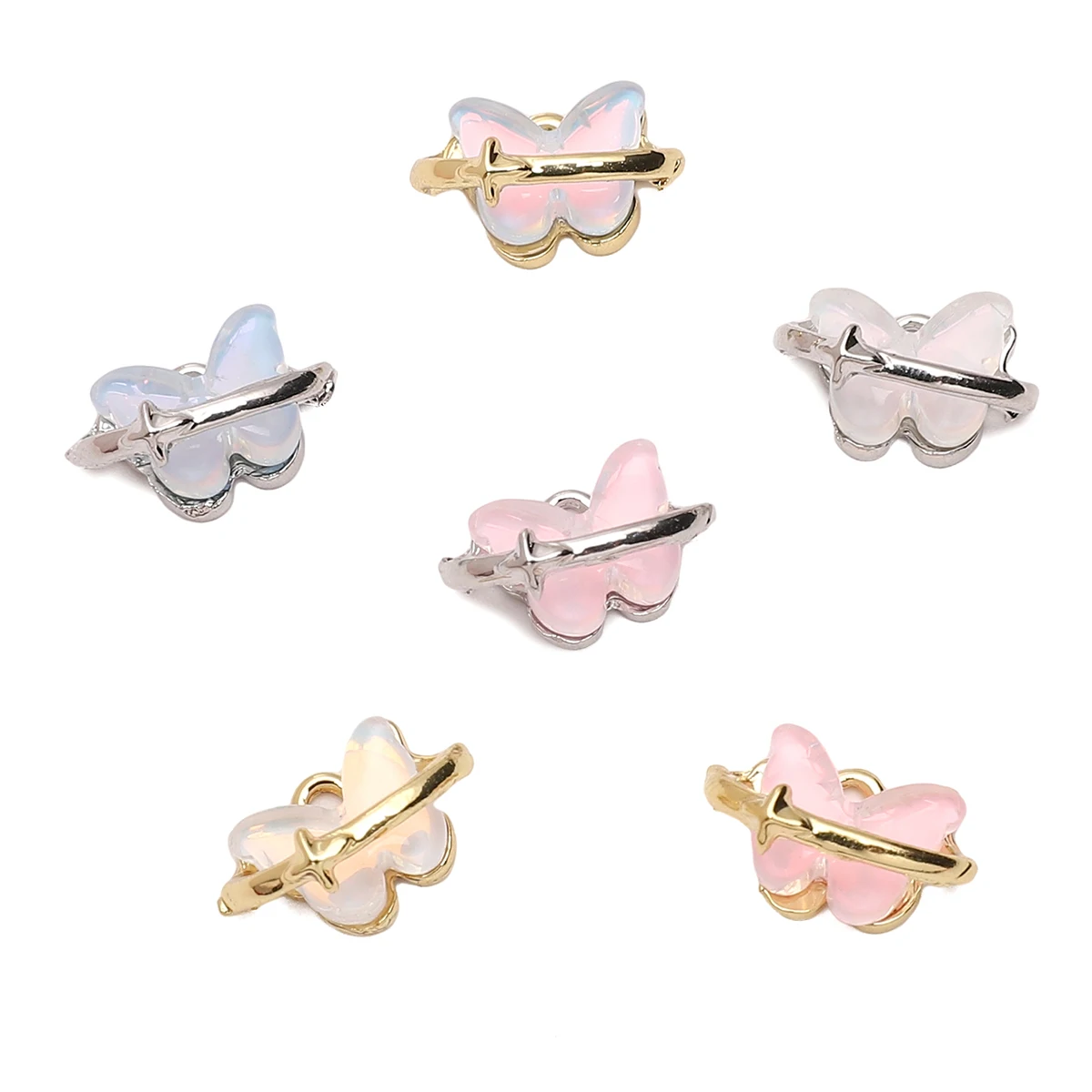 

14x8mm 1pc Elegant Mini Crystal Flying Butterfly Charms Pendants for Jewelry Making Drop Earrings Necklaces Bracelets DIY Gifts