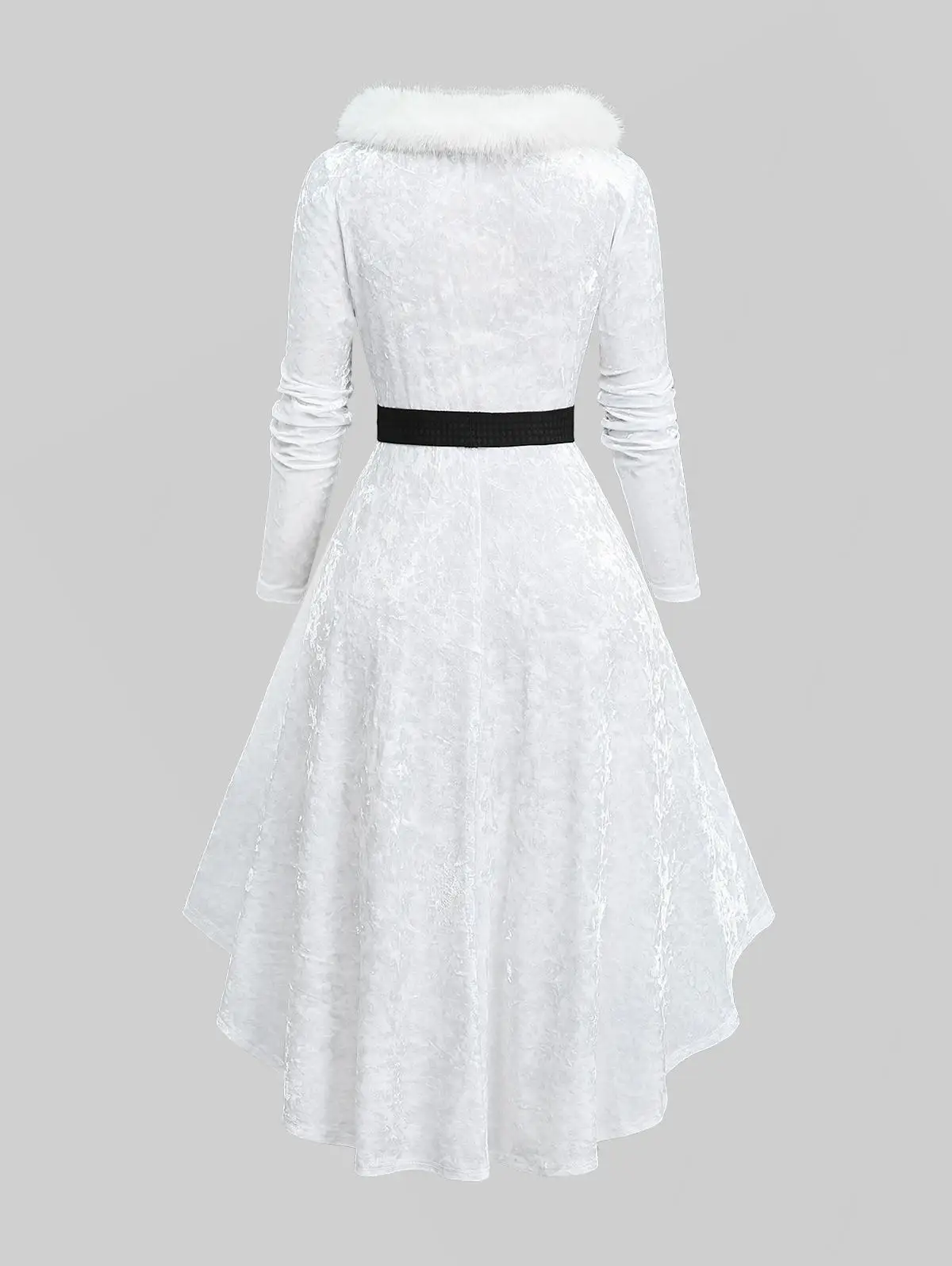 ROSEGAL Plus Size Christmas Dresses Red Ruched Heart Buttons Patchwork Cami Dress And Velvet Top 2025 Women Dress Tee Two Pieces