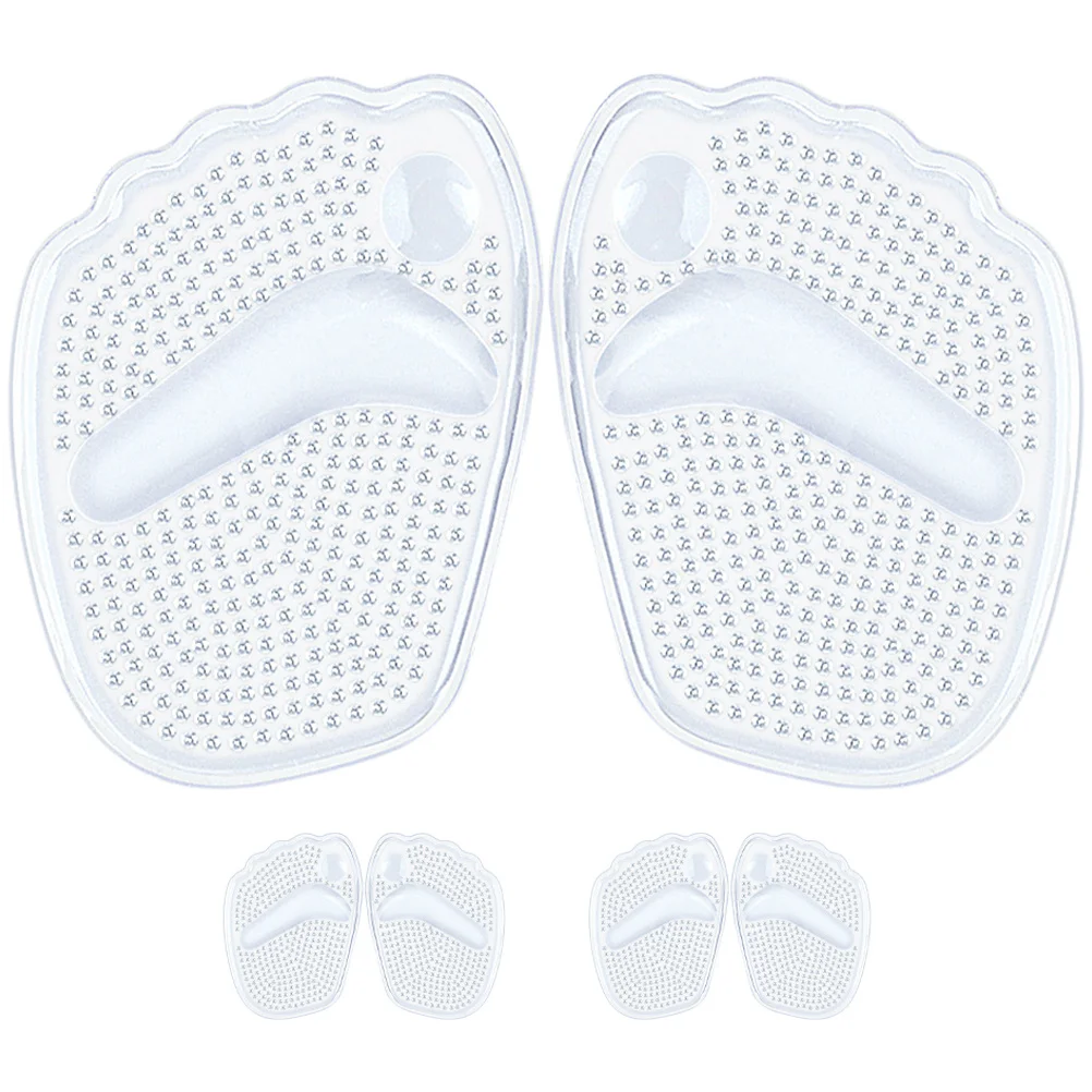 

3pcs Forefoot Pads Adhesive Non-Slip Shoe Inserts High Heel Cushions For Women Front Foot Support Pain Relief Insoles Foot Care